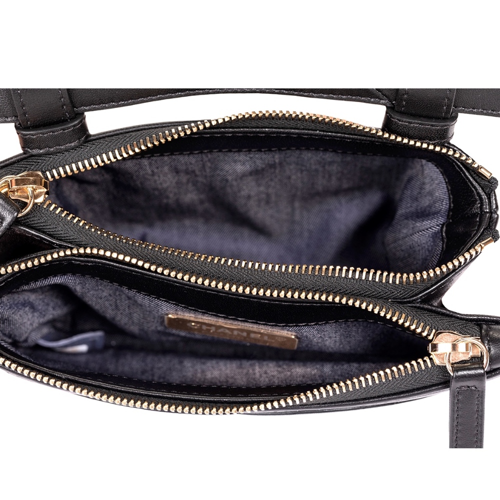 CHANEL Lambskin CC Mania Waist Belt Bag Black - Picture 7 of 8